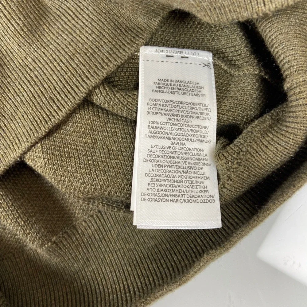 Polo Ralph Lauren Mens XXL Classic Fit Waffle Crewneck Sweater‎ Olive Green NWT